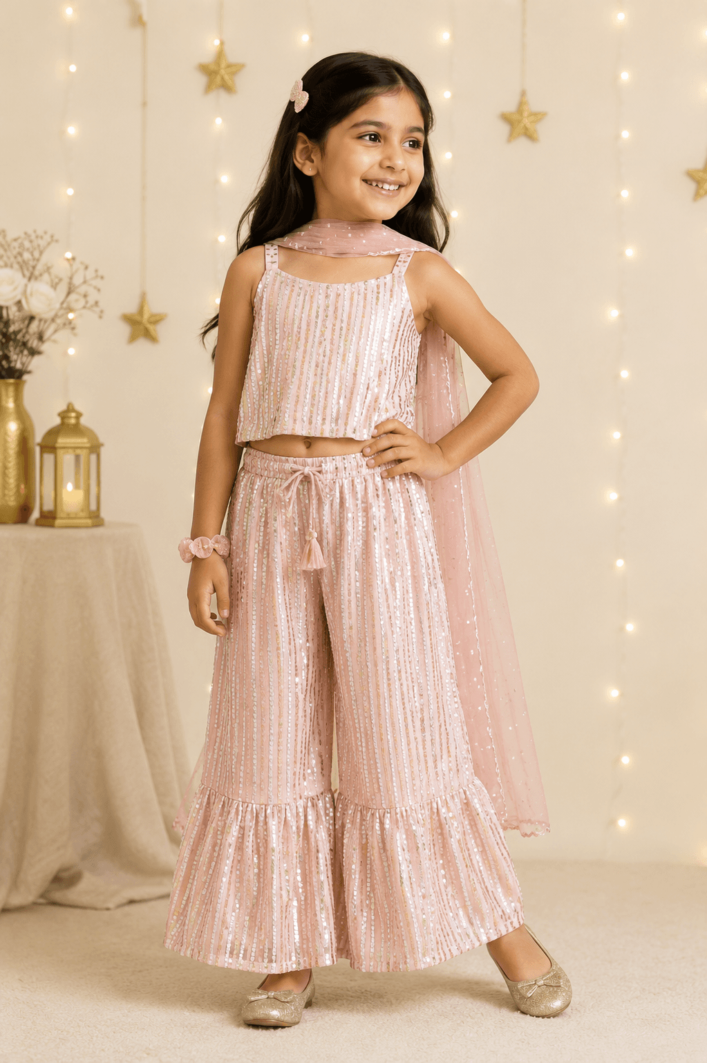 Kids Festive Sequin Party Set