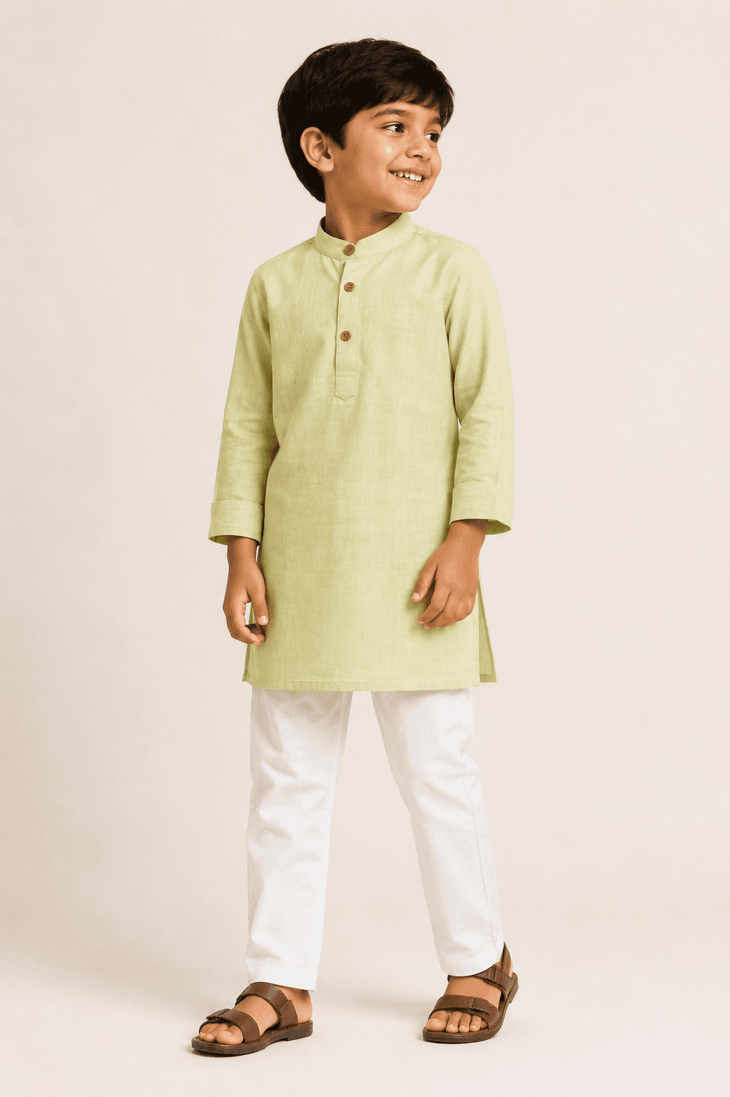 Kids Boys Cotton Kurta Set