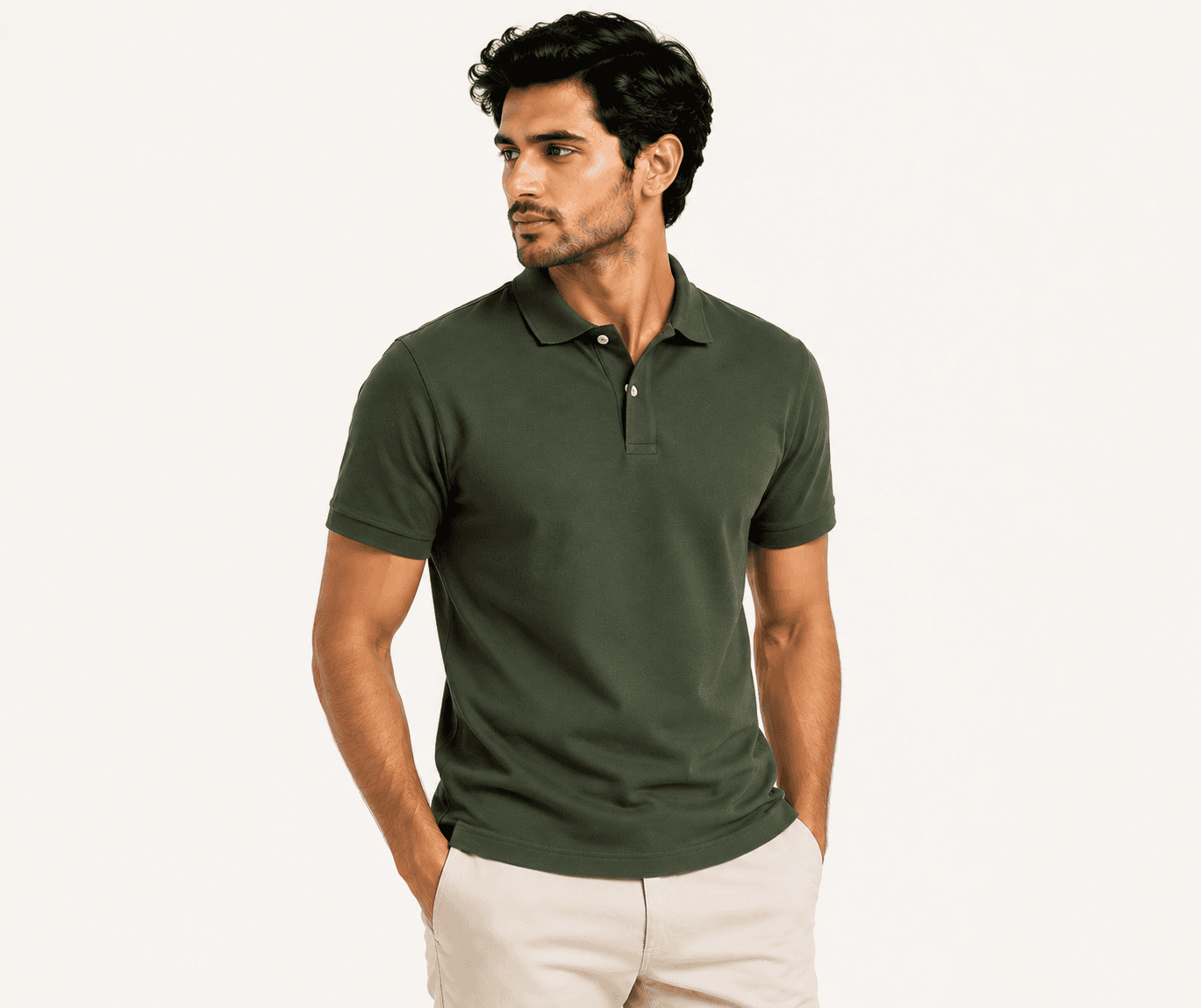 Men's Mercerised Pique Polo