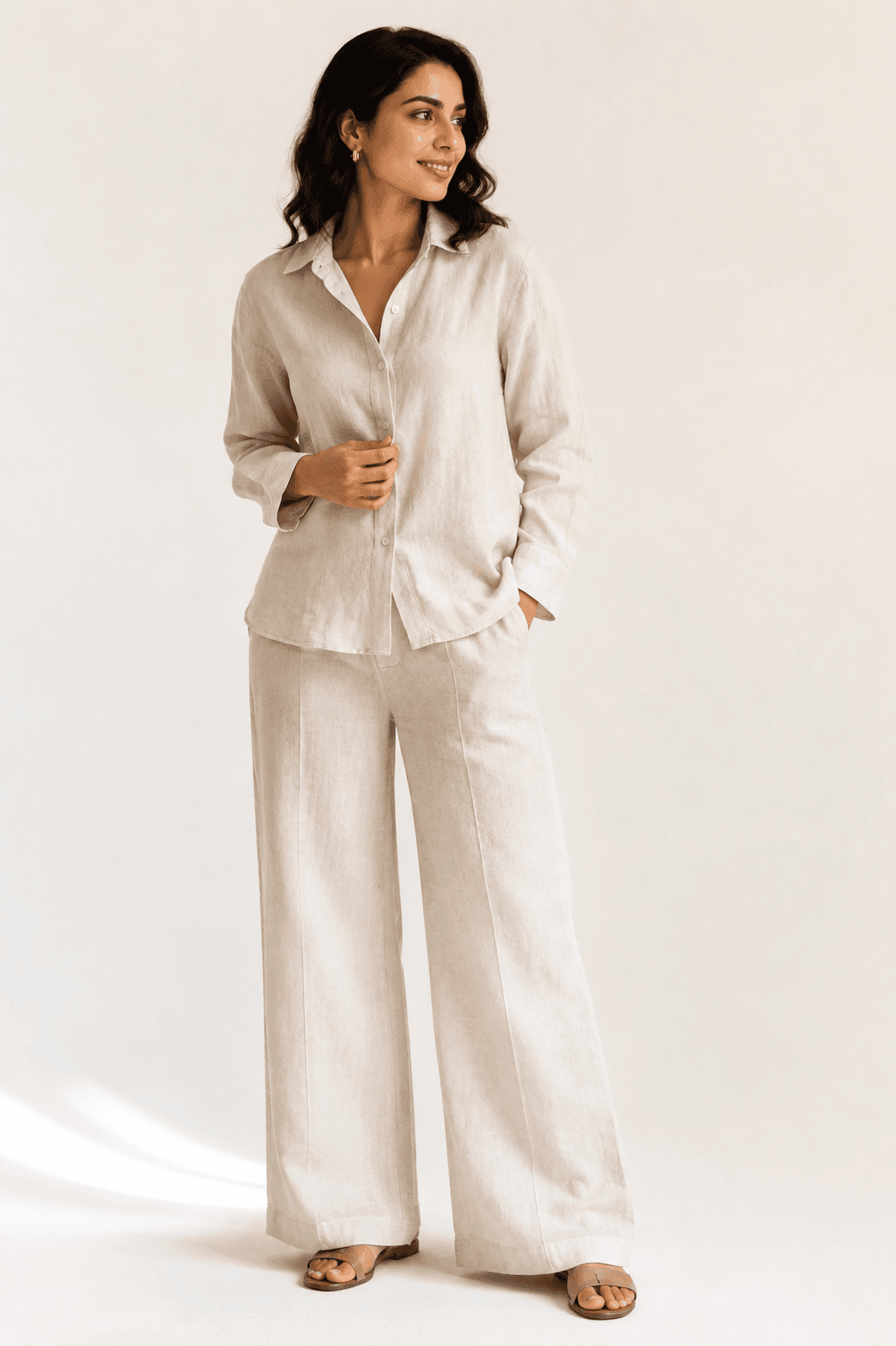 Women's Linen Co-ord Set